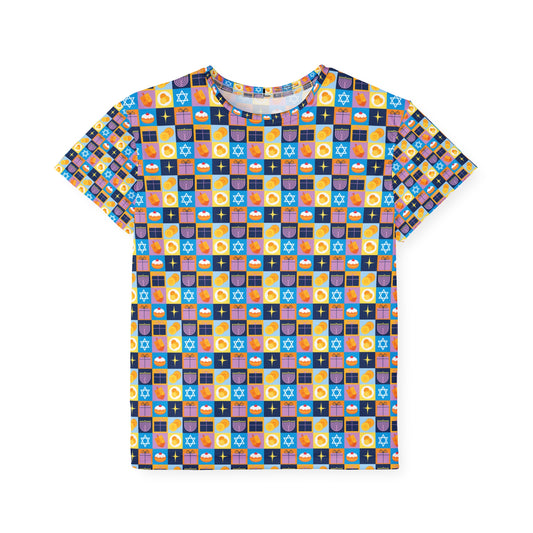 Hanukkah kids' pajama shirt