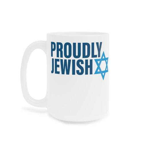 Proudly Jewish mug
