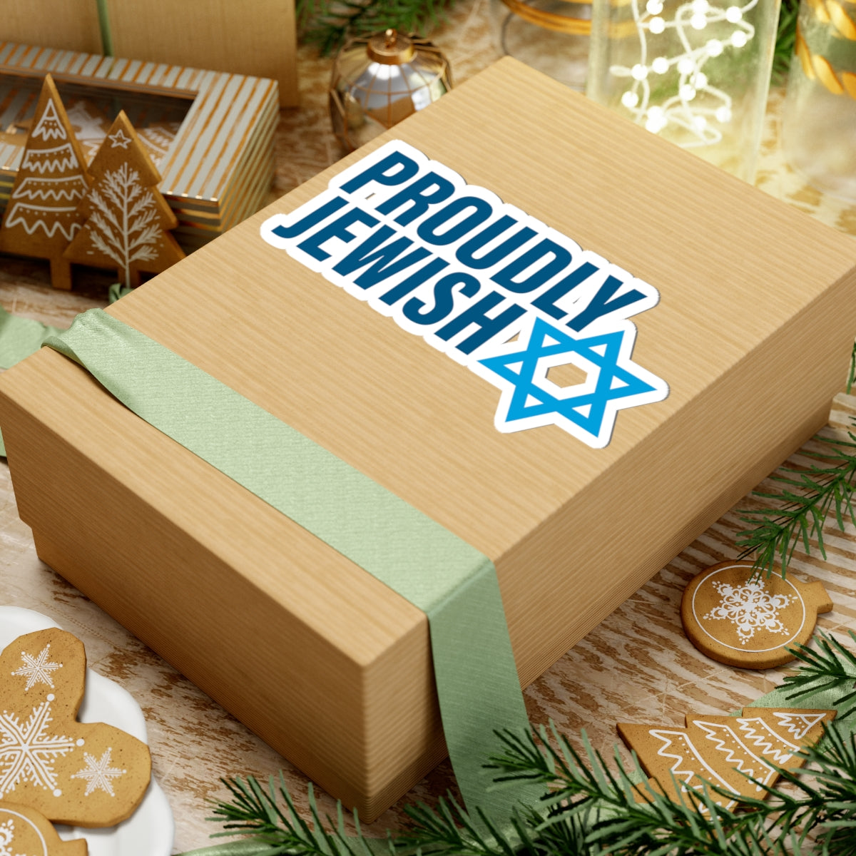 Proudly Jewish sticker