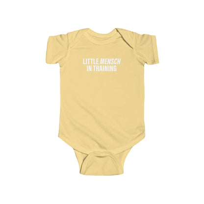 Little Mensch in Training infant bodysuit