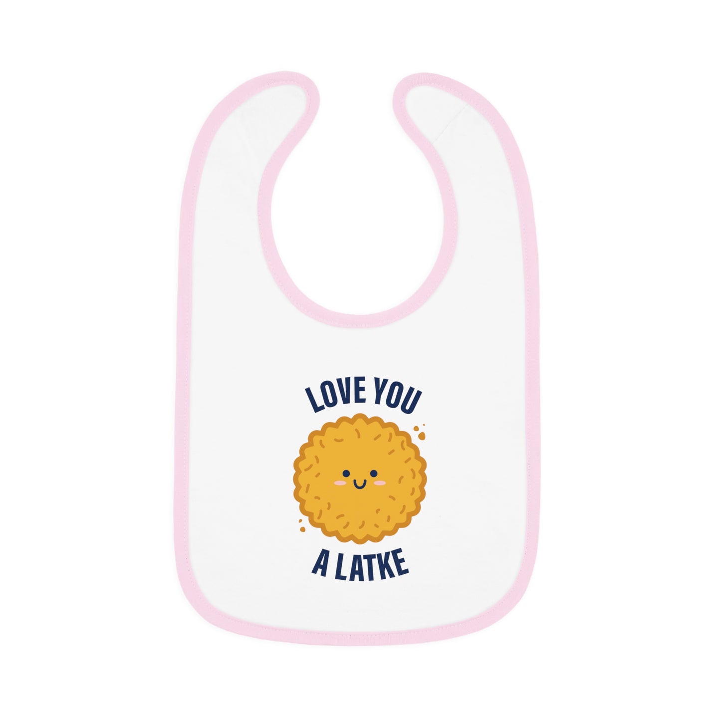 Love You a Latke baby bib