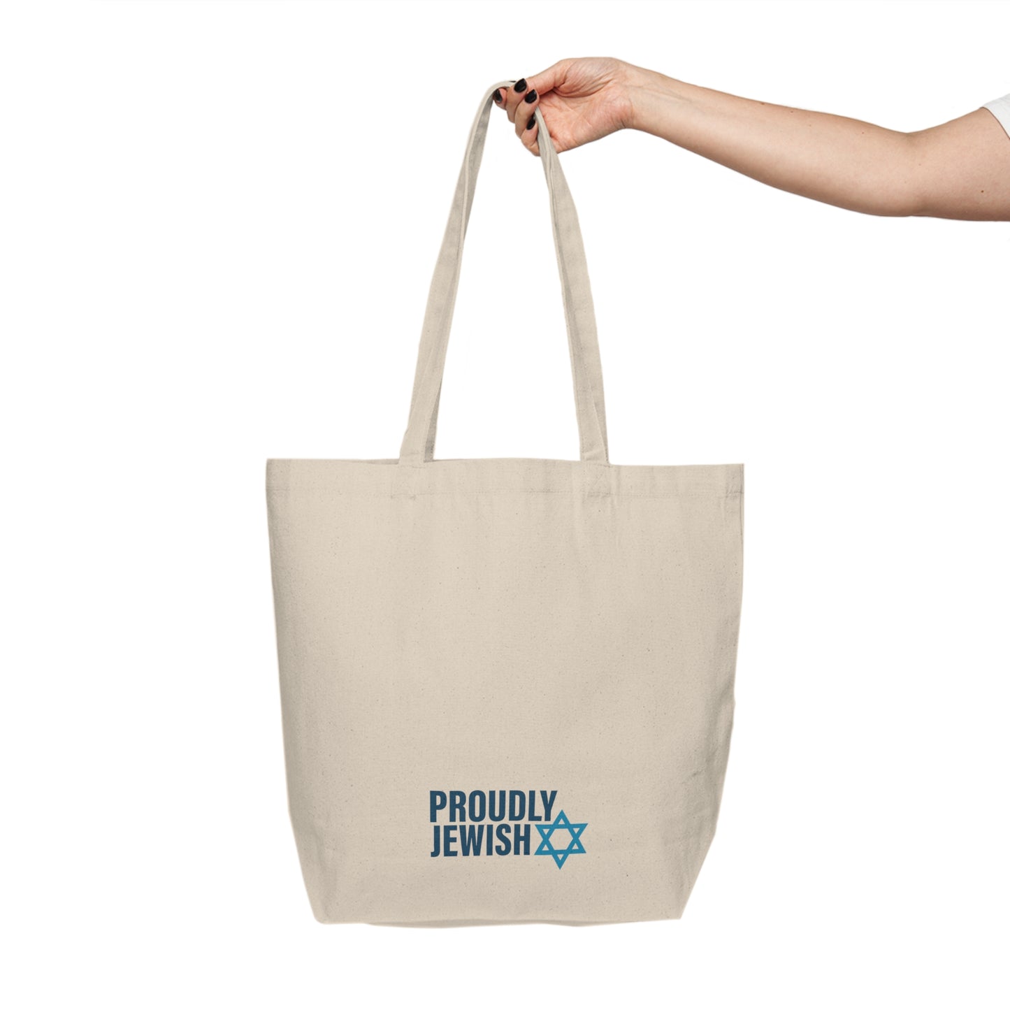 Proudly Jewish tote bag