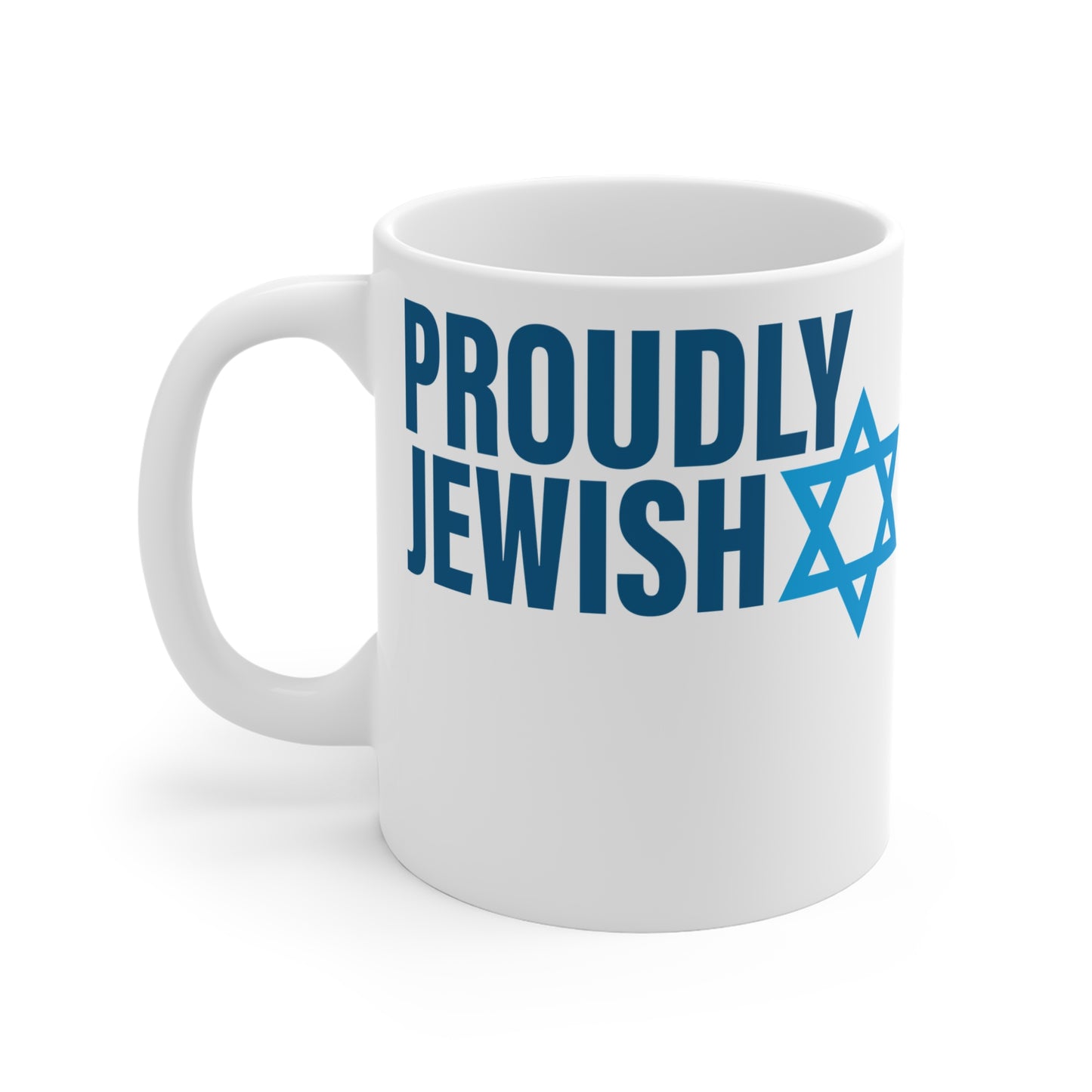 Proudly Jewish mug