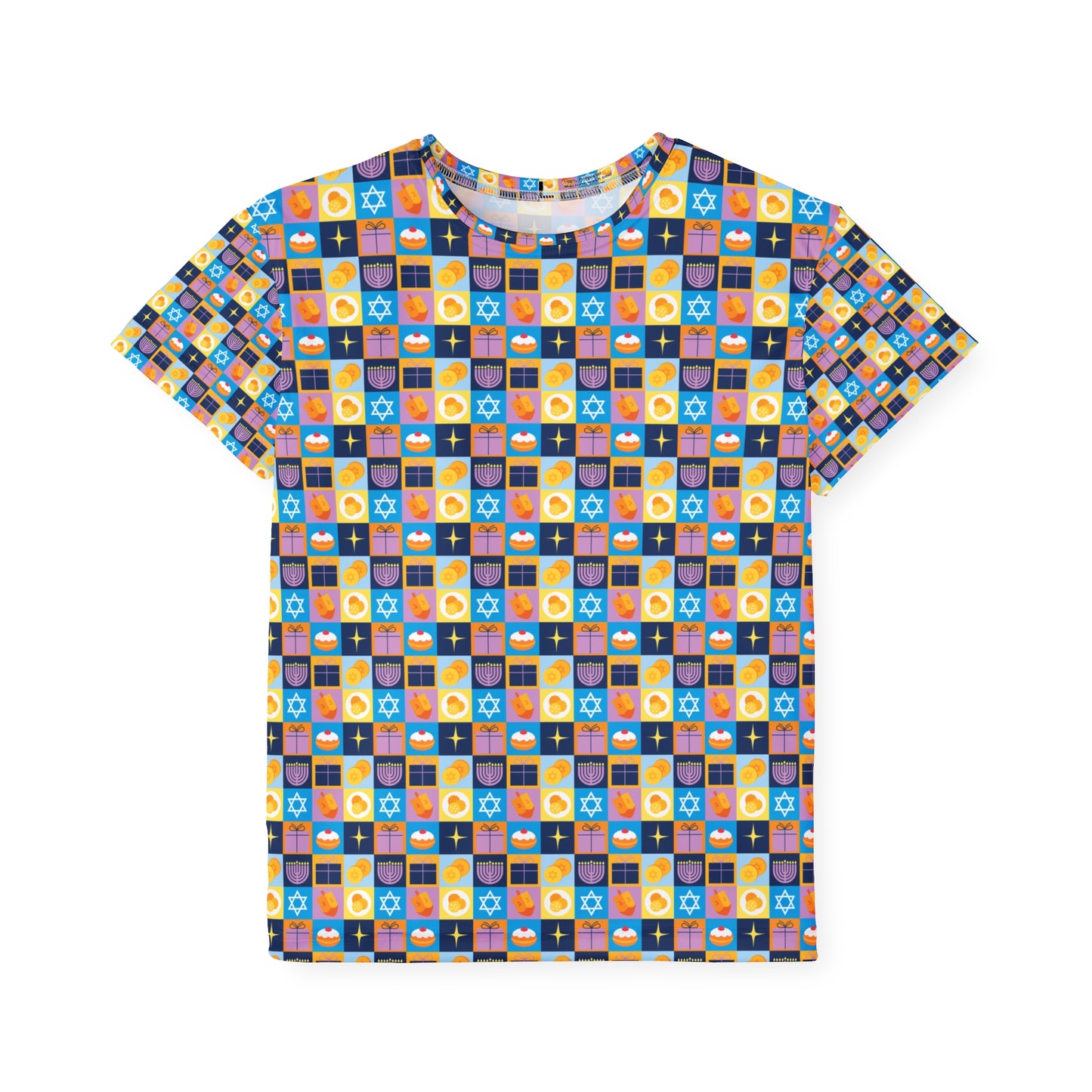 Hanukkah kids' pajama shirt