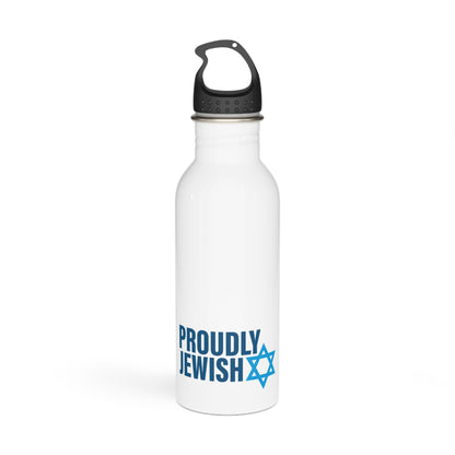 Proudly Jewish water bottle