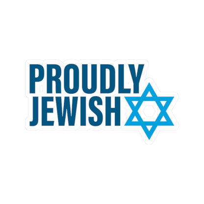 Proudly Jewish sticker