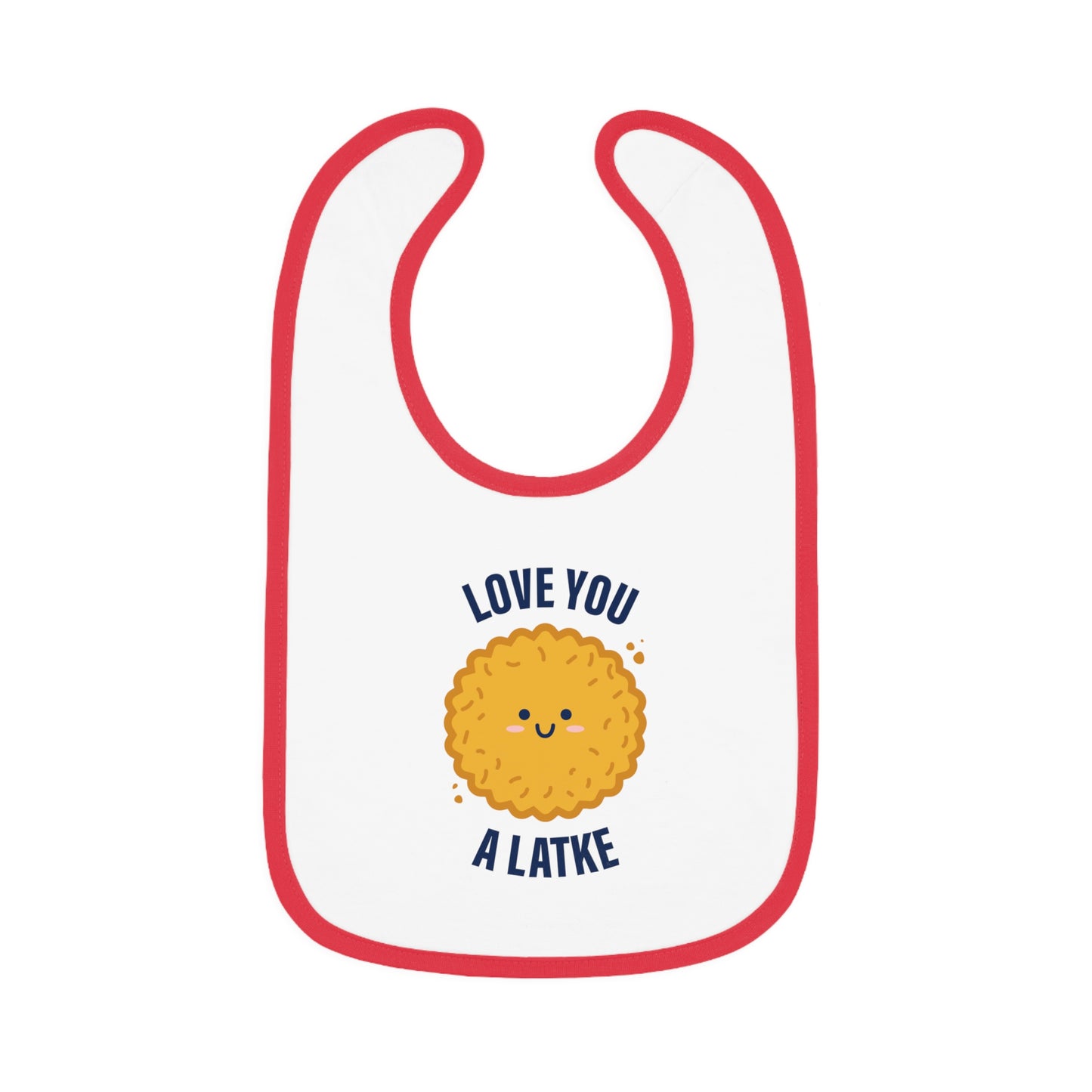 Love You a Latke baby bib