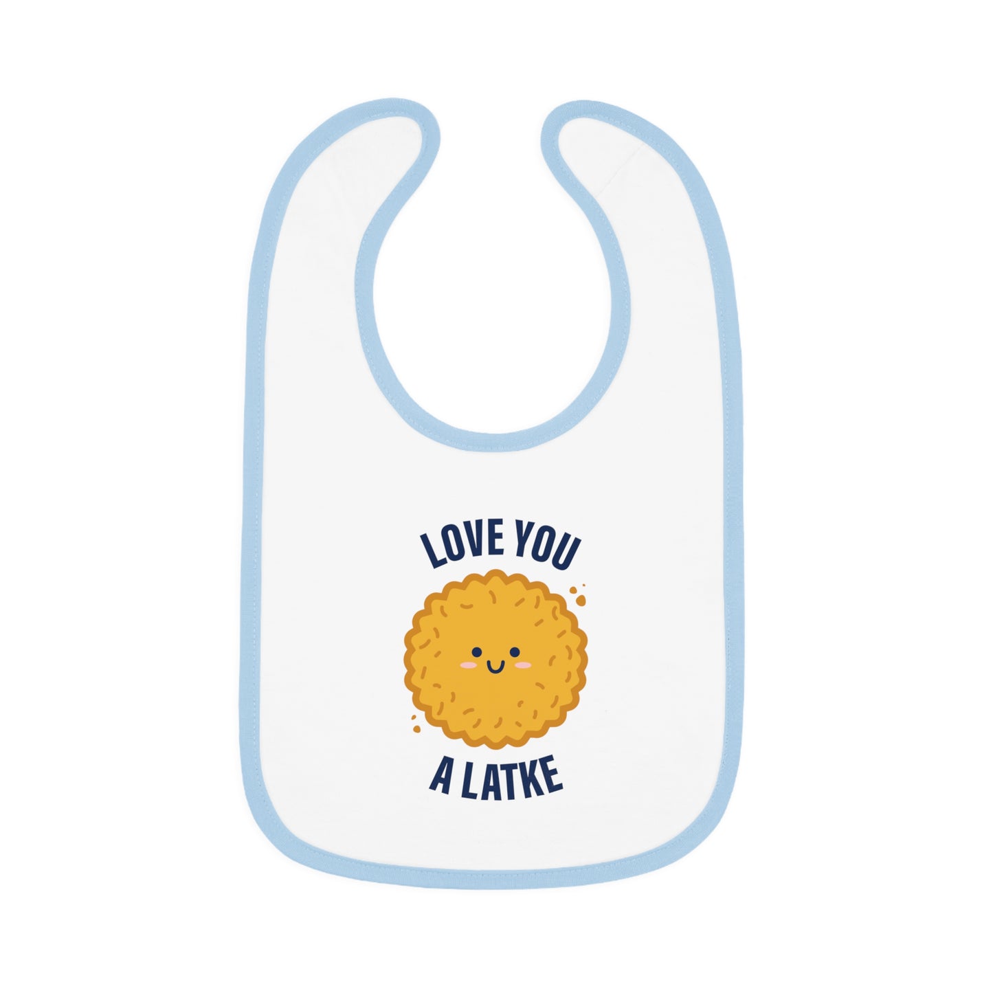 Love You a Latke baby bib