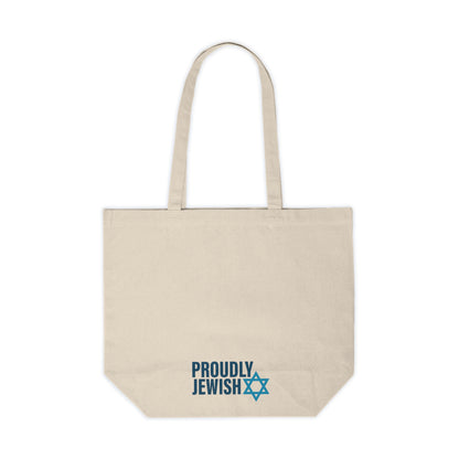 Proudly Jewish tote bag