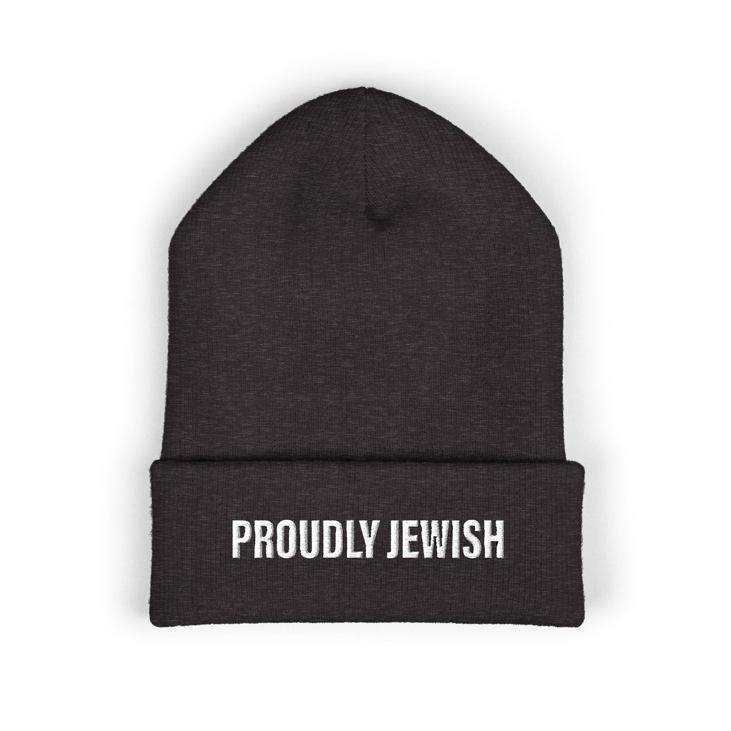 Proudly Jewish embroidered beanie