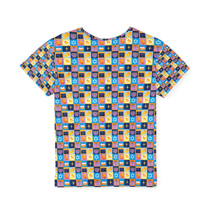 Hanukkah kids' pajama shirt