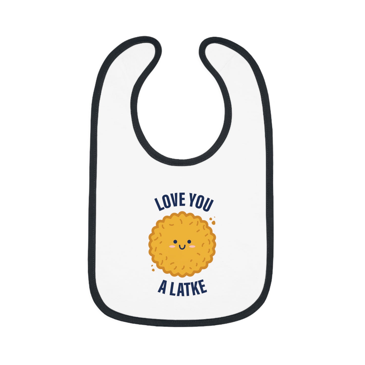 Love You a Latke baby bib