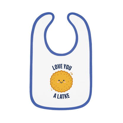 Love You a Latke baby bib